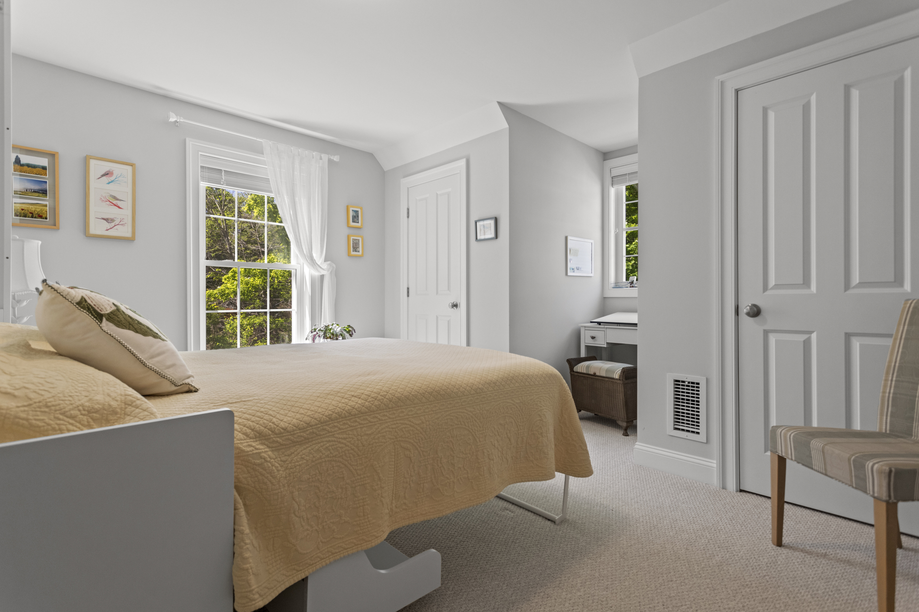 951 Old Clinton Road, Unit 15 Westbrook, CT 06498 - Photo 19 of 30 a bedroom with a bed and a window