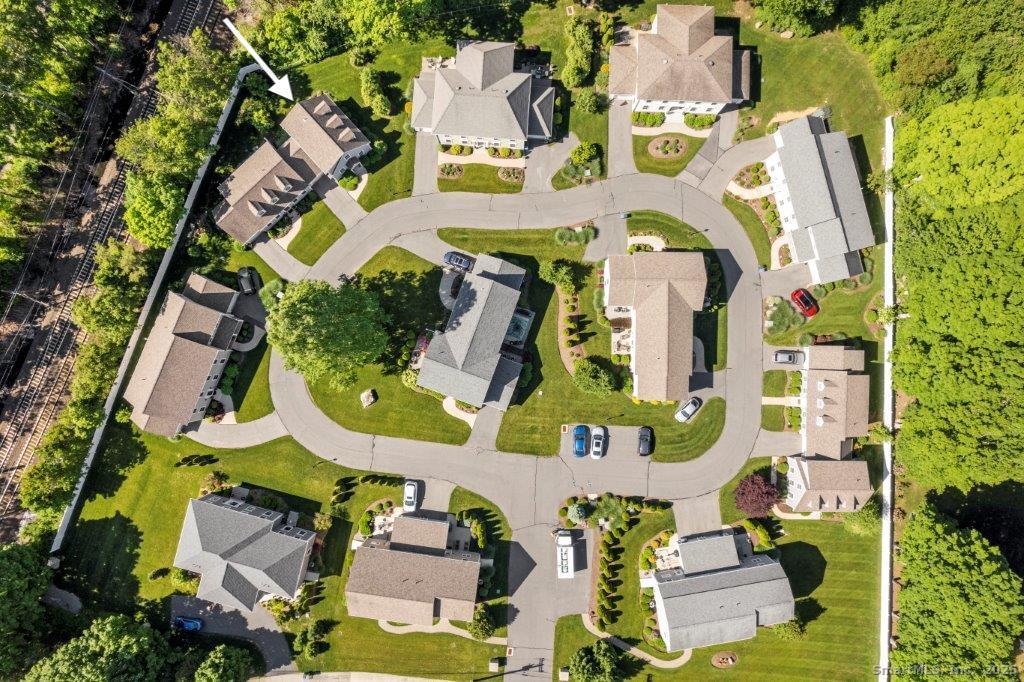 951 Old Clinton Road, Unit 15 Westbrook, CT 06498 - Photo 29 of 30 an aerial view of residential house with outdoor space and swimming pool