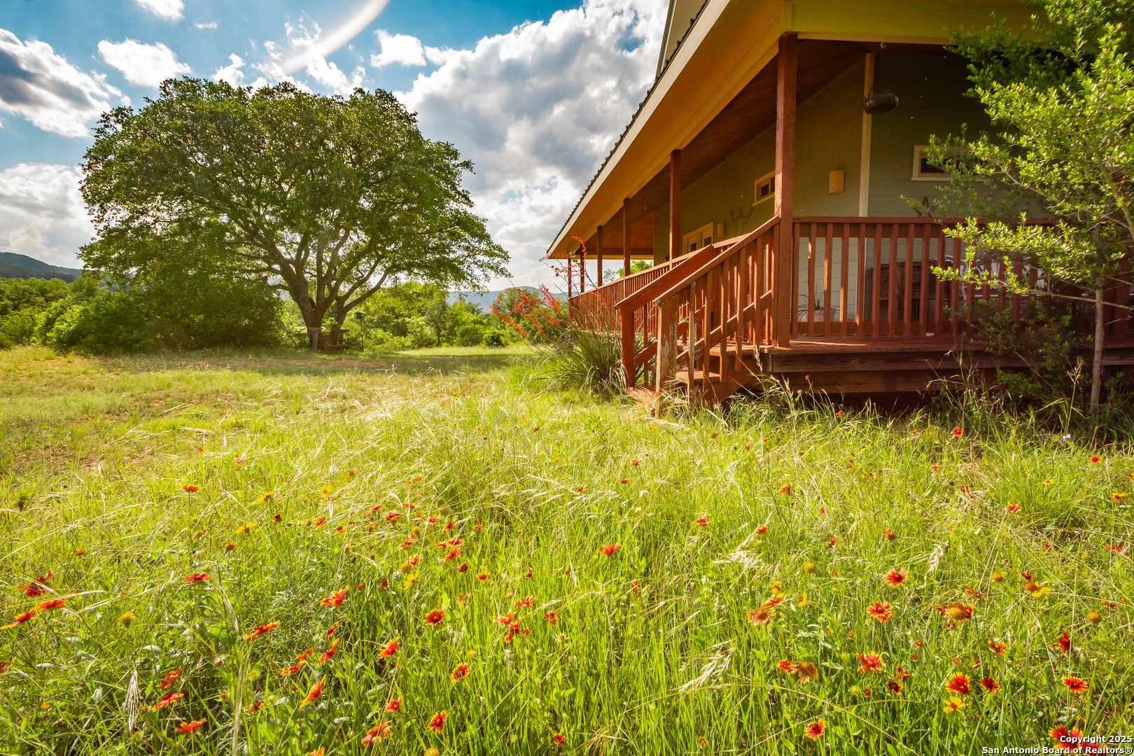 2925 County Road 361 Utopia, TX 78884 - Photo 17 of 35 a view of a back yard of the house