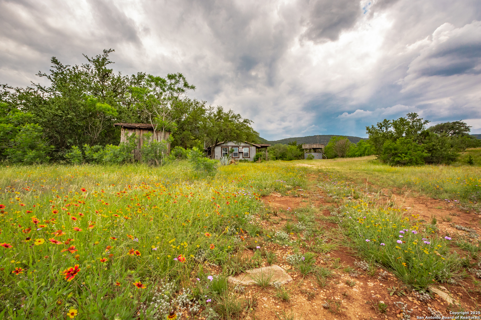 2925 County Road 361 Utopia, TX 78884 - Photo 25 of 35 a view of yard with swimming pool and green space