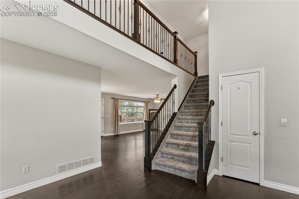 3320 Tail Spin Drive Colorado Springs, CO 80916 - Photo 3 of 28 a view of entryway with stairs