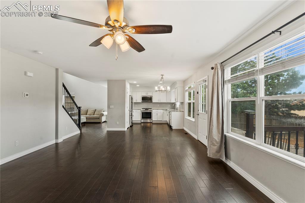 3320 Tail Spin Drive Colorado Springs, CO 80916 - Photo 5 of 28 a view of an entryway with wooden floor