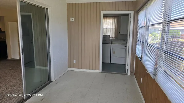 a view of storage and utility room