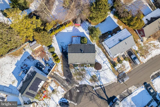 an aerial view of a city with lots of residential buildings
