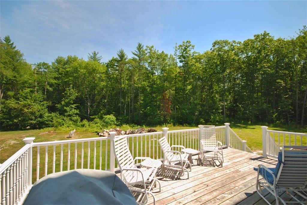 22 Brown Road Raymond, ME 04071 - Photo 6 of 29 Deck off main level with quiet and...