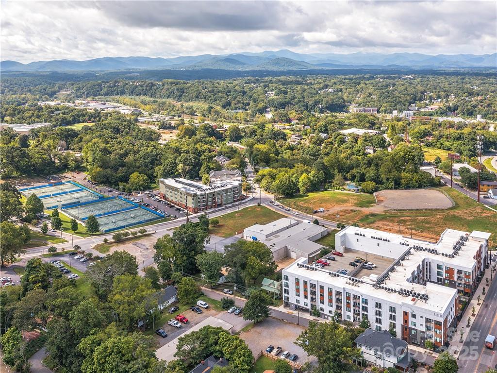 21 Pearl Street Asheville, NC 28801 - Photo 20 of 26 an aerial view of residential houses with outdoor space