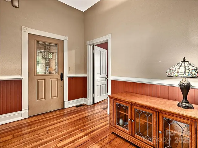 a view of front door of house