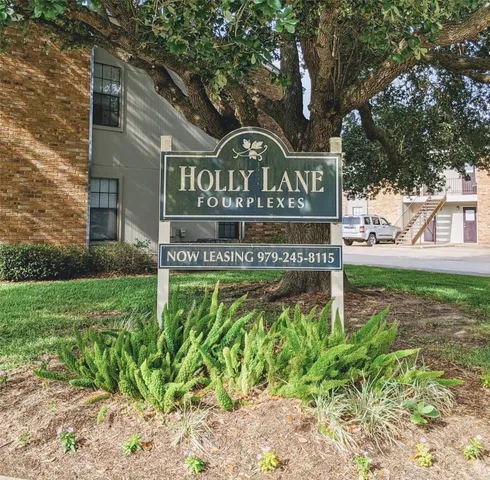 a view of a street sign