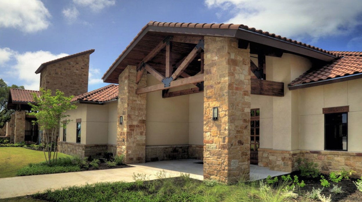 1217 Novara Trail Leander, TX 78641 - Photo 30 of 40 a front view of a house with garden