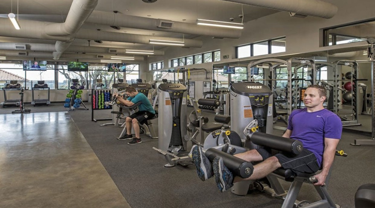 1217 Novara Trail Leander, TX 78641 - Photo 32 of 40 a view of a room with gym equipment