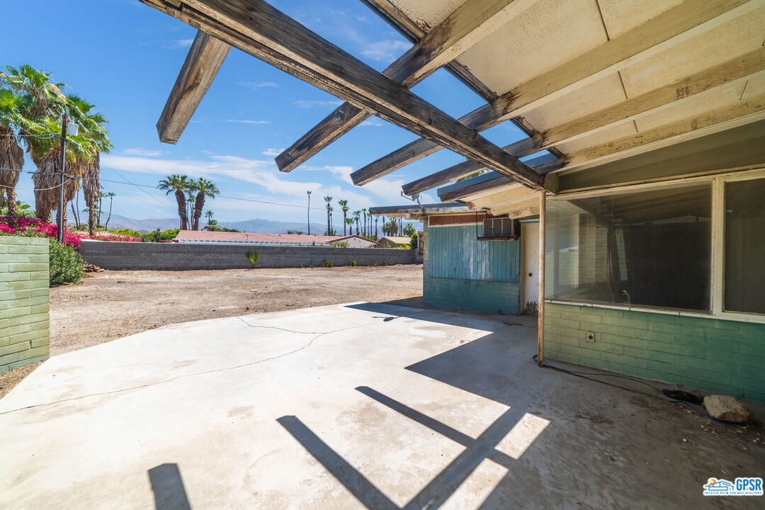 Undisclosed Address Palm Desert, CA 92260 - Photo 26 of 33 a view of a backyard of a house