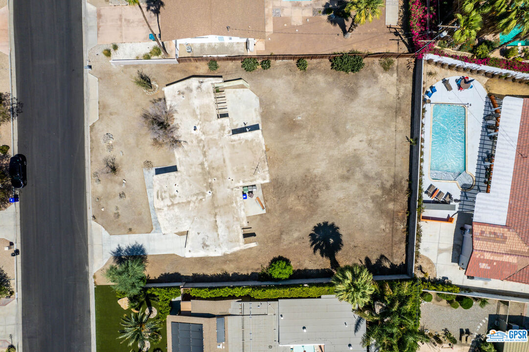 Undisclosed Address Palm Desert, CA 92260 - Photo 28 of 33 an aerial view of a house with outdoor space