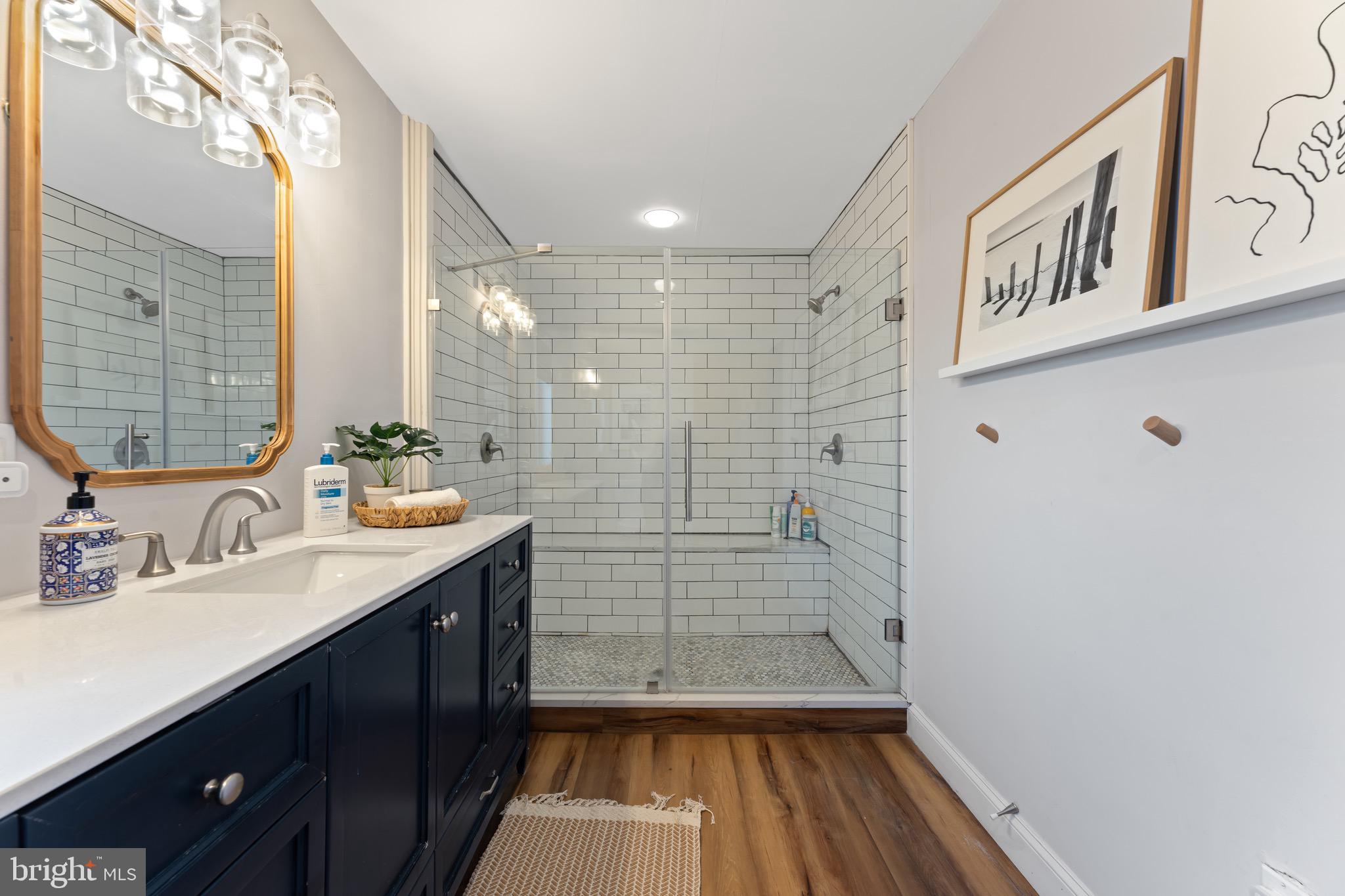 1327 Mill Creek Road Manahawkin, NJ 08050 - Photo 14 of 38 Master Bathroom w/ Updated His and Hers Shower