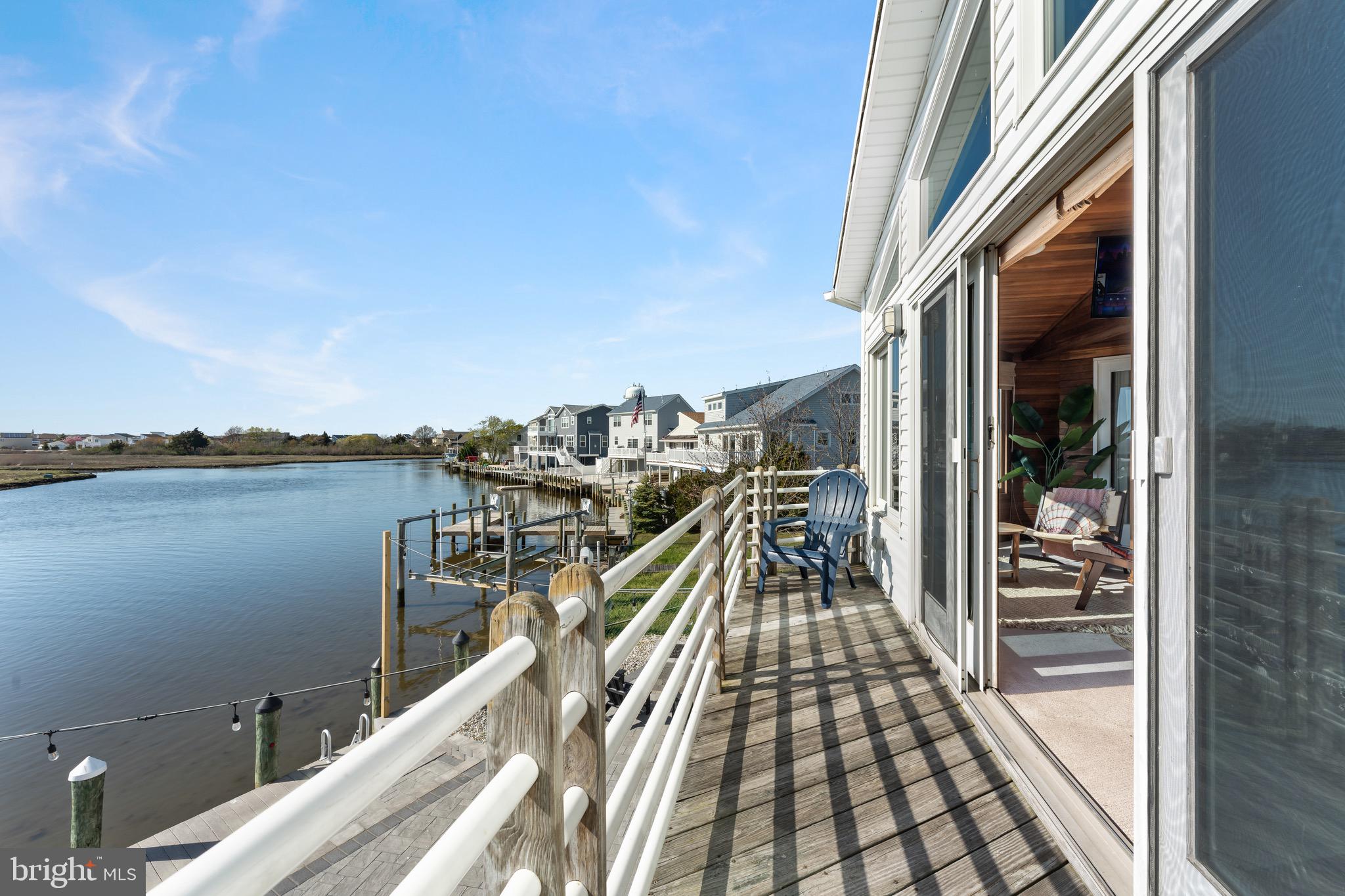 1327 Mill Creek Road Manahawkin, NJ 08050 - Photo 25 of 38 Porch w/ Water Views and Sliding Doors