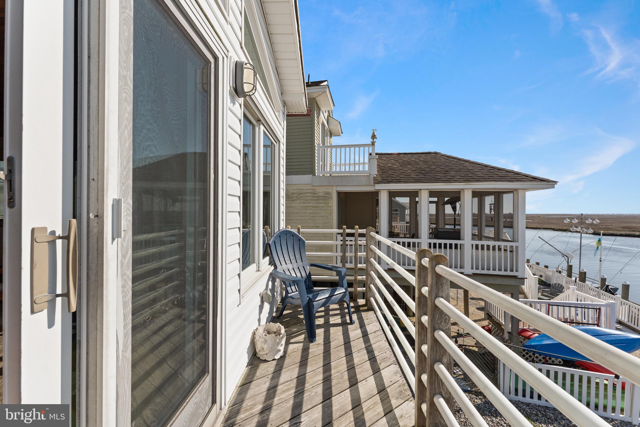1327 Mill Creek Road Manahawkin, NJ 08050 - Photo 26 of 38 Porch w/ Water Views and Sliding Doors