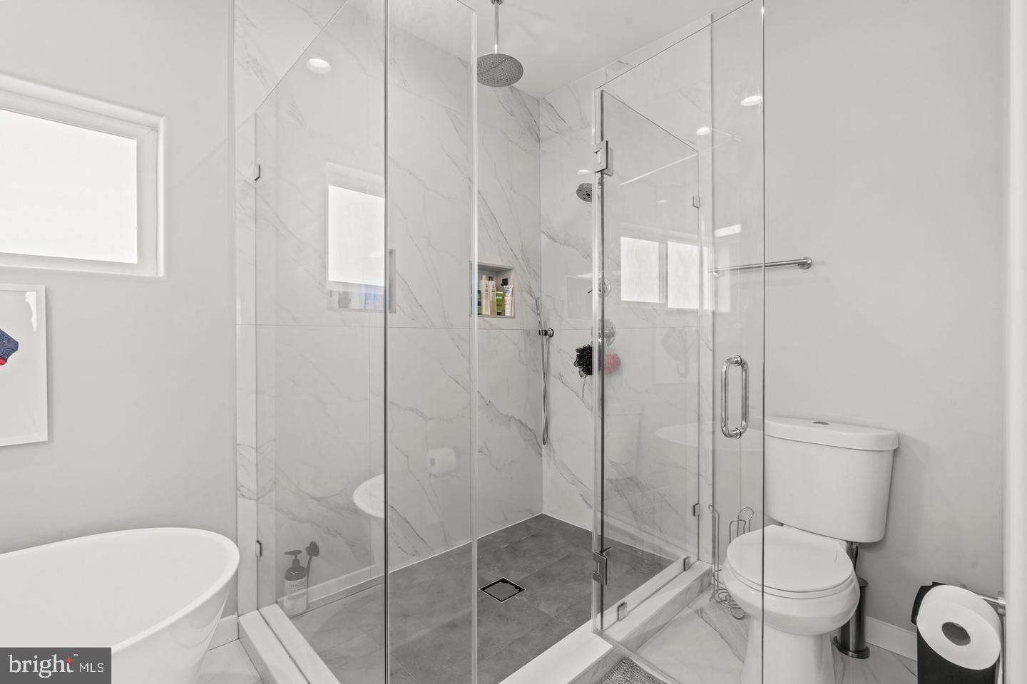 1751 South Taylor Street Philadelphia, PA 19145 - Photo 22 of 28 a bathroom with a toilet and a shower