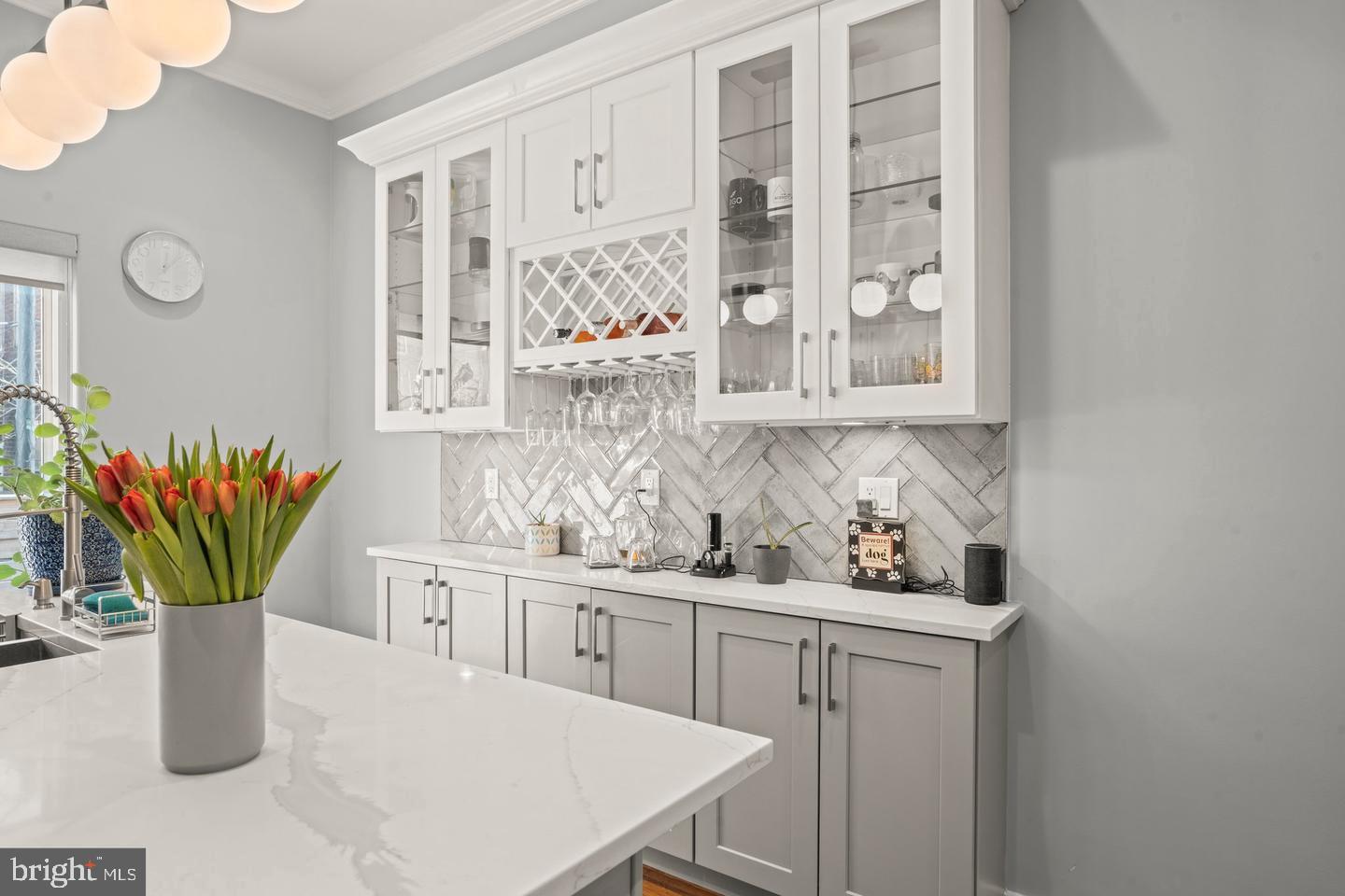 1751 South Taylor Street Philadelphia, PA 19145 - Photo 6 of 28 a kitchen with a window a sink and cabinets