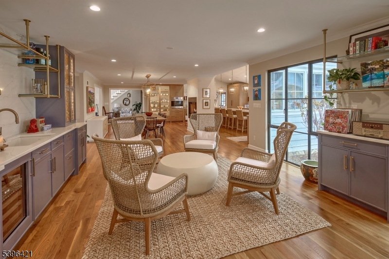 93 Pleasantville Road New Vernon, NJ 07976 - Photo 10 of 41 a dining room with furniture and a floor to ceiling window