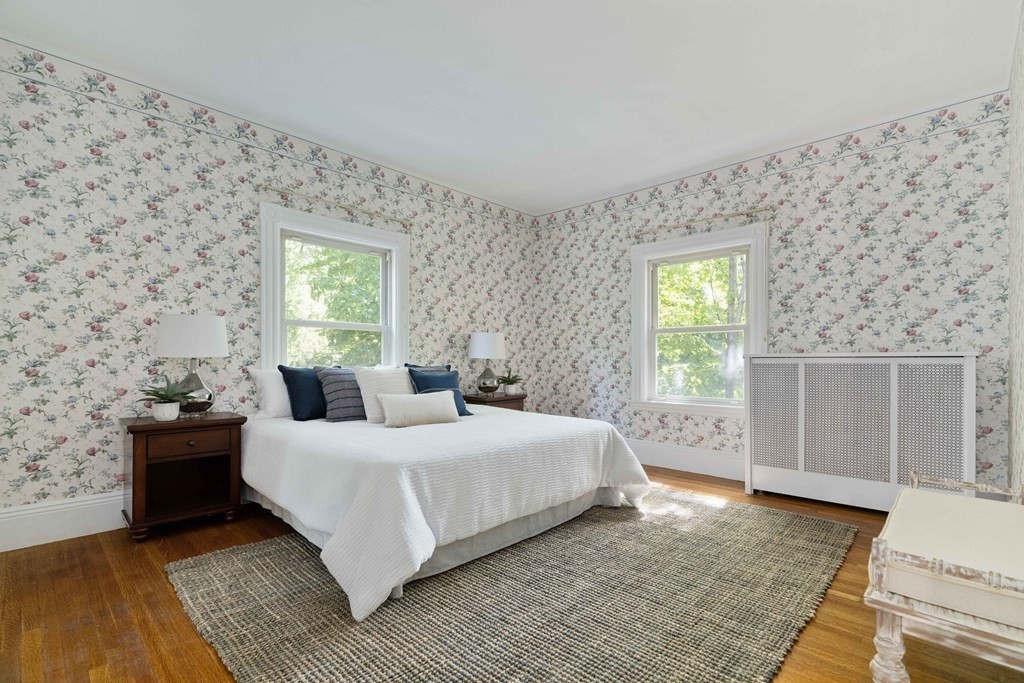 215 Clark Road Brookline, MA 02445 - Photo 28 of 41 a bedroom with a bed and a window