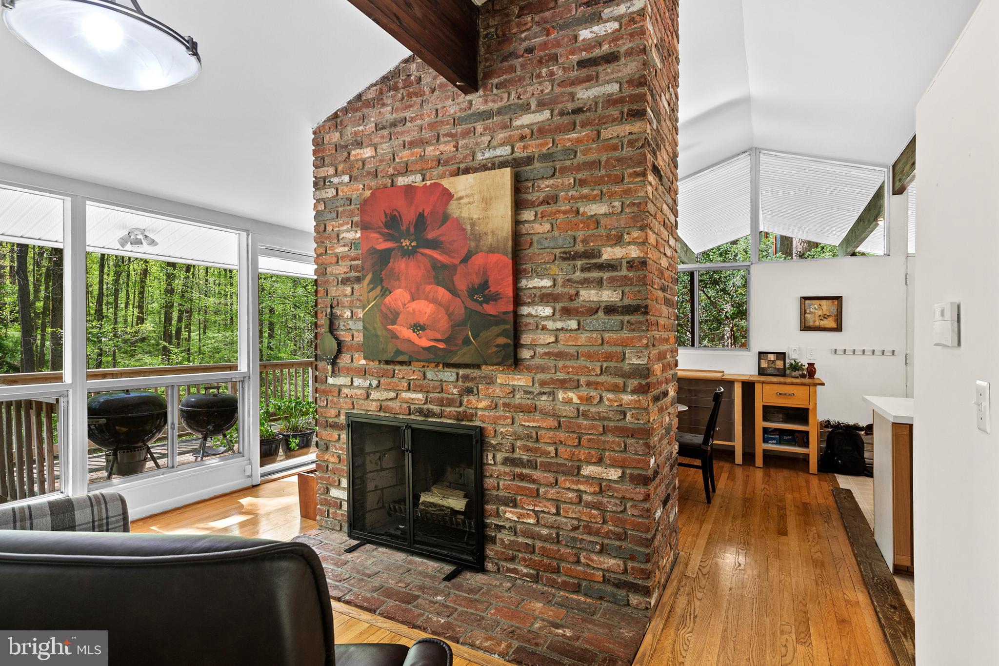 11097 Swansfield Road Columbia, MD 21044 - Photo 5 of 30 First of 2 wood burning fireplaces