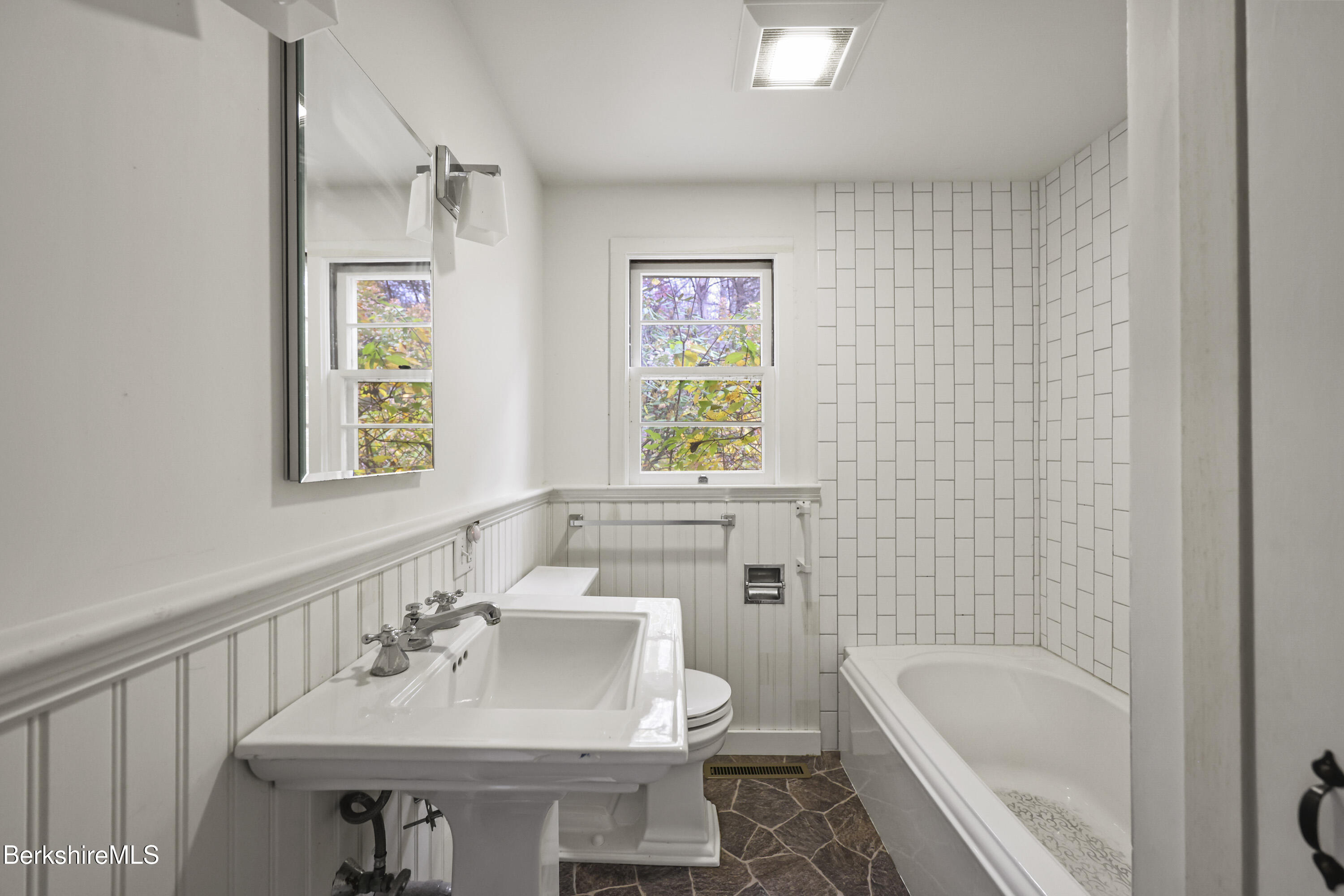 245 Long Pond Road Great Barrington, MA 01230 - Photo 23 of 34 a bathroom with a sink and a bathtub