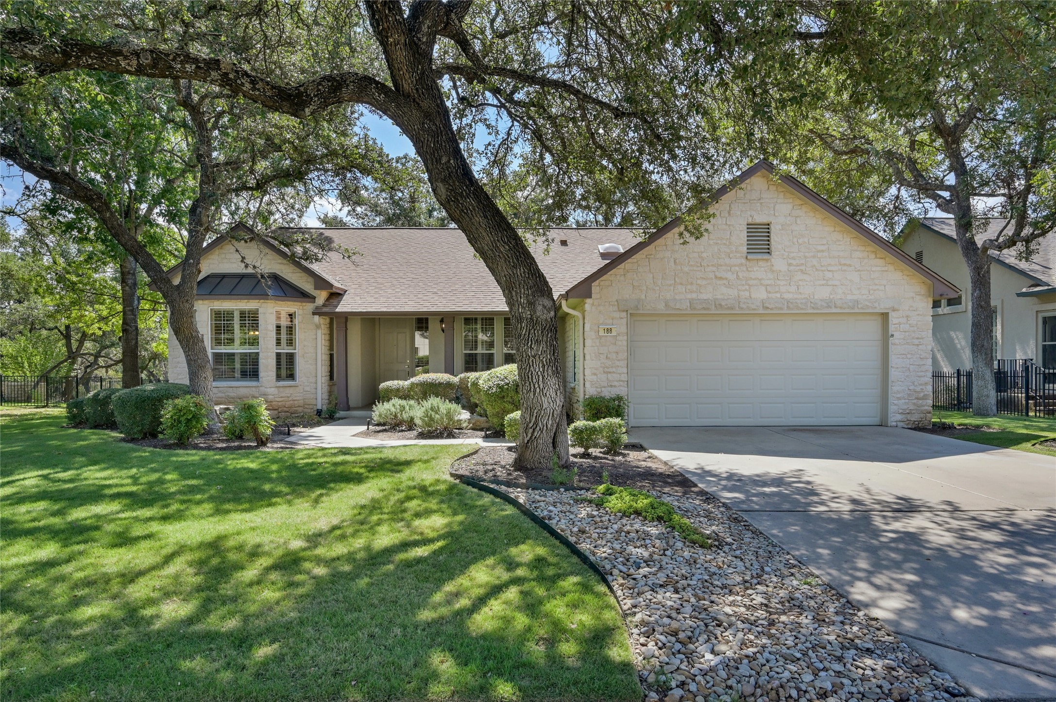 188 Trail Rider Way Georgetown, TX 78633 - Photo 1 of 1 Classic Del Webb charm and curb appeal with this Trinity floor plan home on a DEEP Sun City greenbelt lot!