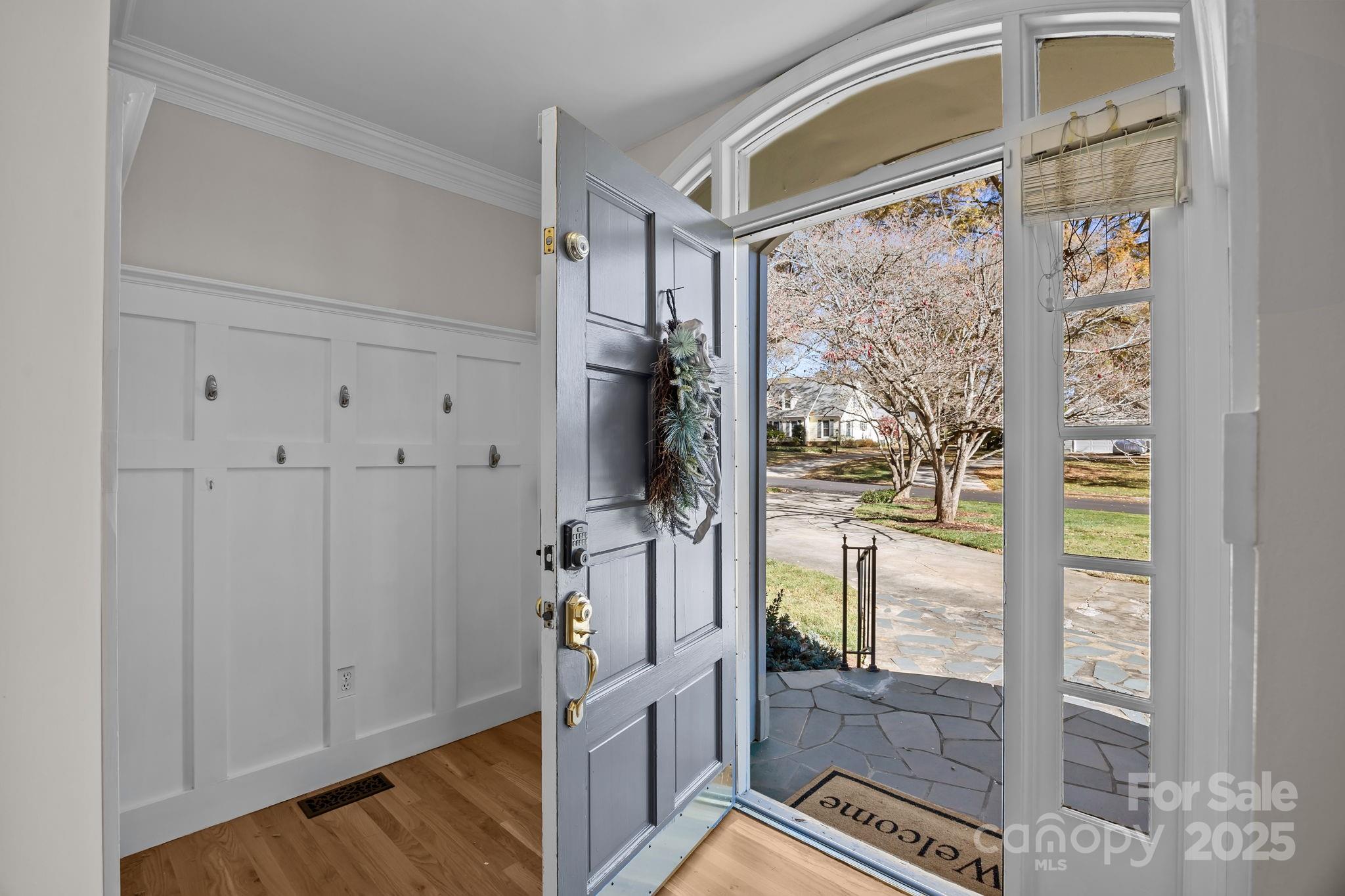 1022 Churchill Road Davidson, NC 28036 - Photo 5 of 39 a view of a hallway with windows