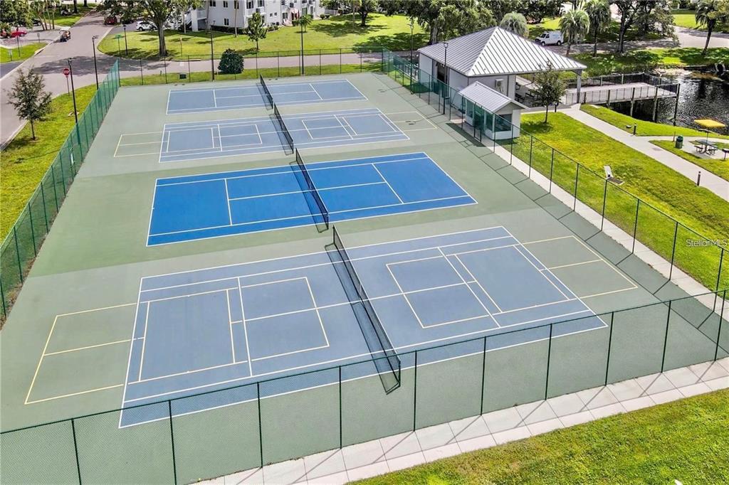 2469 Franciscan Drive, Unit 53 Clearwater, FL 33763 - Photo 40 of 51 a view of a backyard with swimming pool