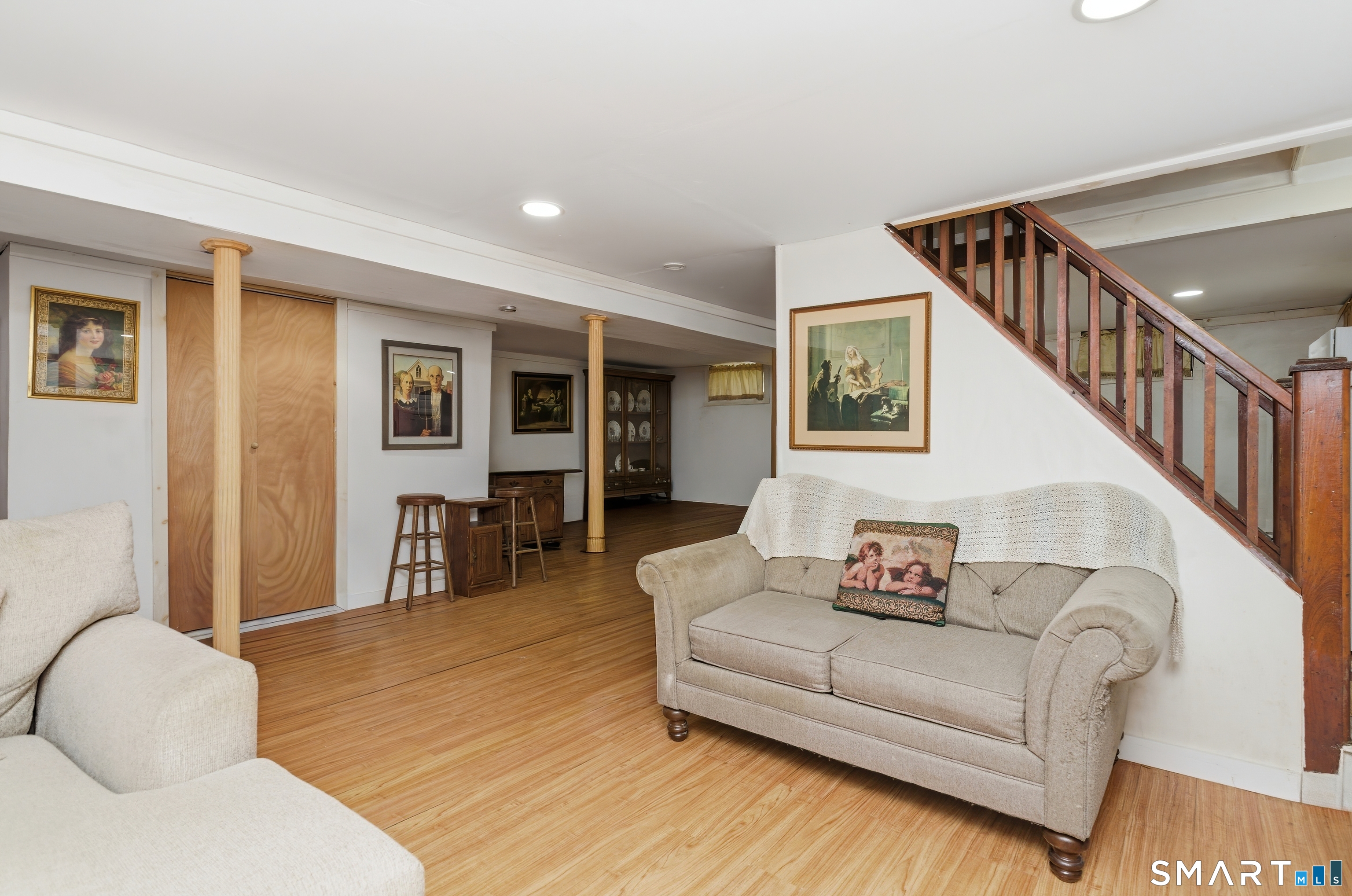 170 Hillside Avenue Bridgeport, CT 06604 - Photo 26 of 35 a living room with furniture and wooden floor