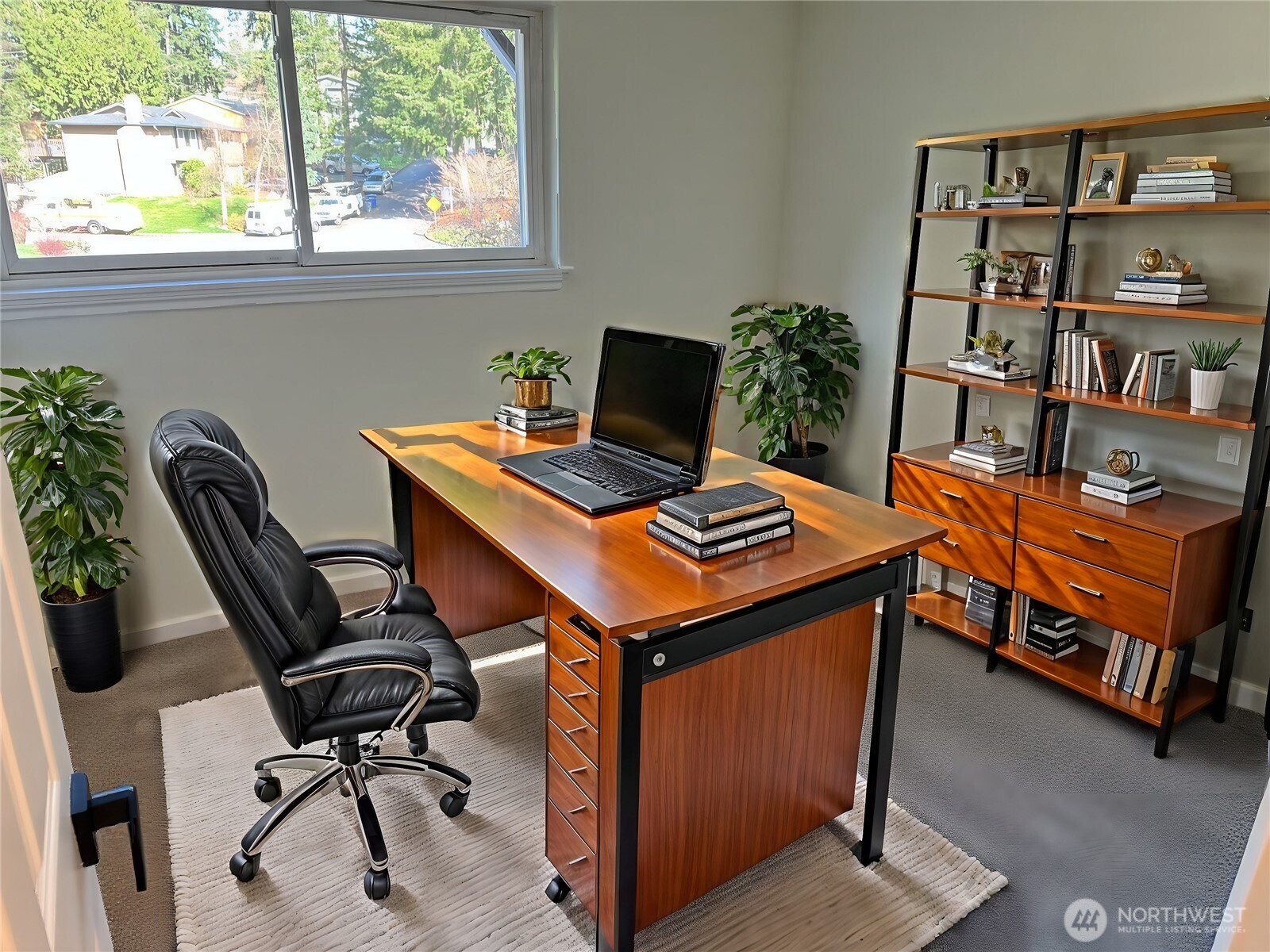 21923 3rd Place West Bothell, WA 98021 - Photo 12 of 19 a view of a workspace with furniture and a window