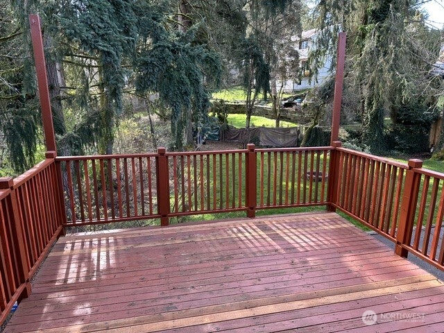 21923 3rd Place West Bothell, WA 98021 - Photo 7 of 19 a view of a wooden roof deck