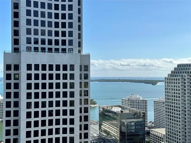 a view of a city with a building