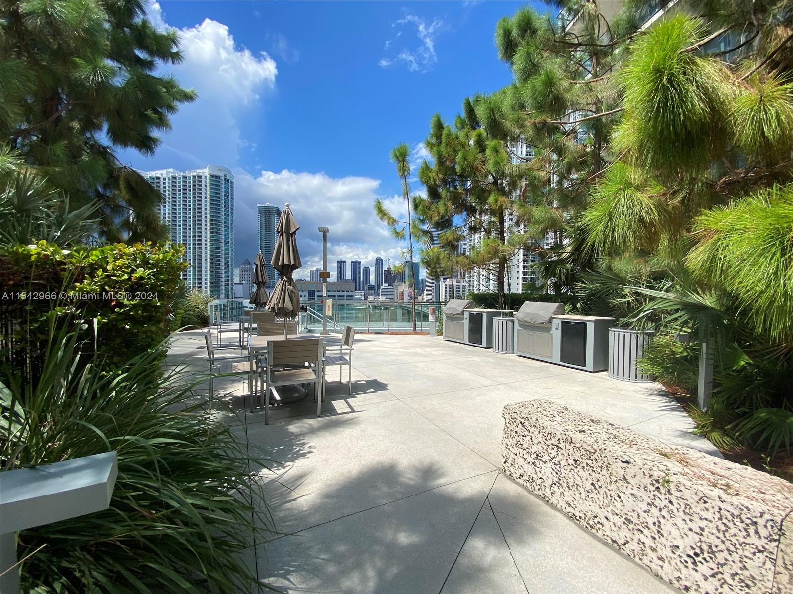 68 Southeast 6th Street, Unit 2707 Miami, FL 33131 - Photo 45 of 53 a view of outdoor space yard and patio