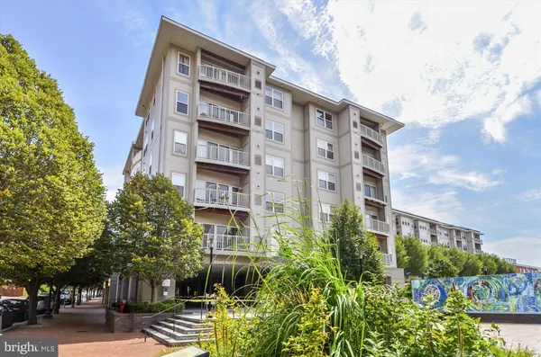 a front view of a building