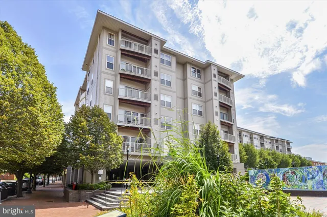 a front view of a building