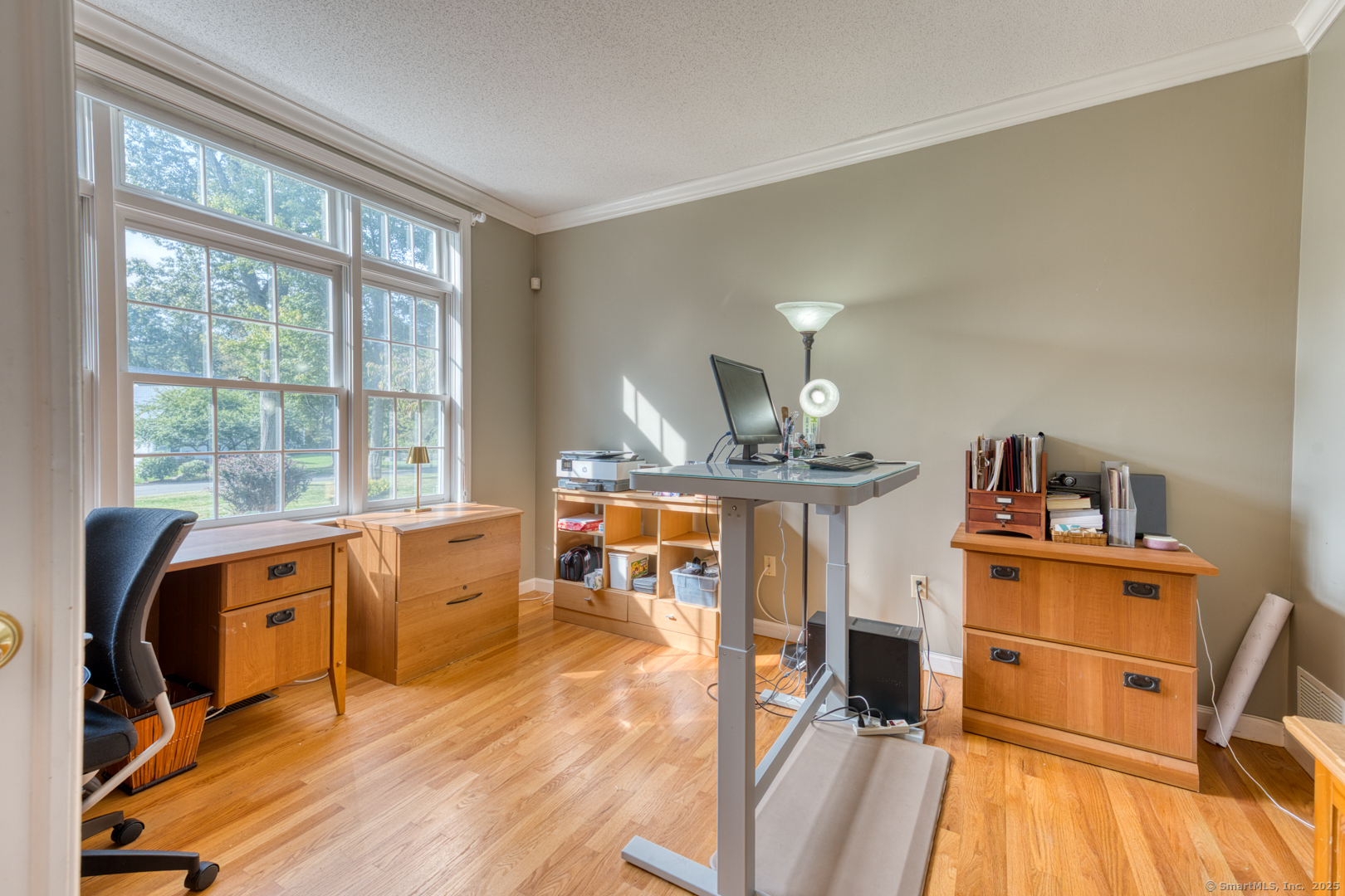 34 Hanover Farms Road Bolton, CT 06043 - Photo 13 of 39 Great western facing office for two with transom windows and crown molding.