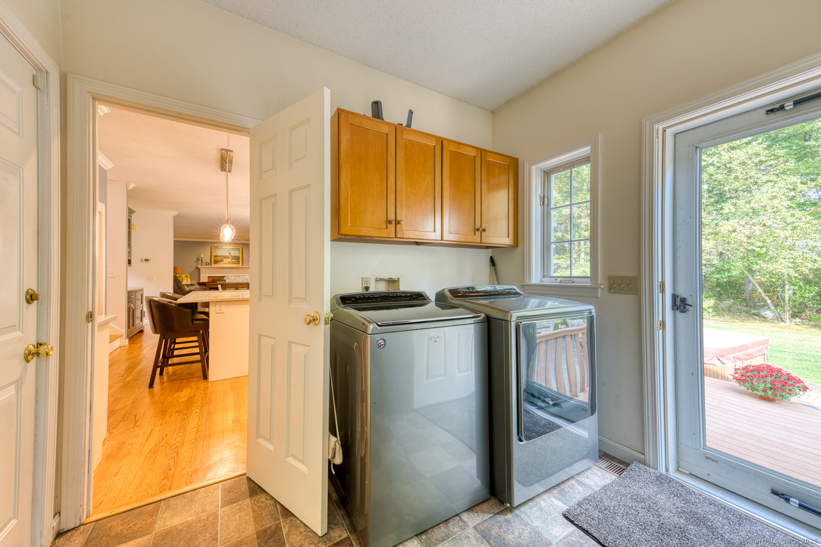 34 Hanover Farms Road Bolton, CT 06043 - Photo 16 of 39 First floor laundry just off the kitchen. Super convenient!
