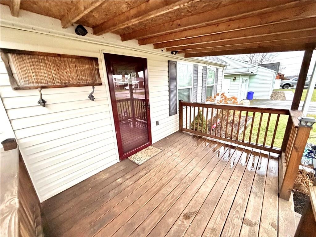 166 Jr Street Hopwood, PA 15445 - Photo 20 of 23 a view of a balcony with wooden floor