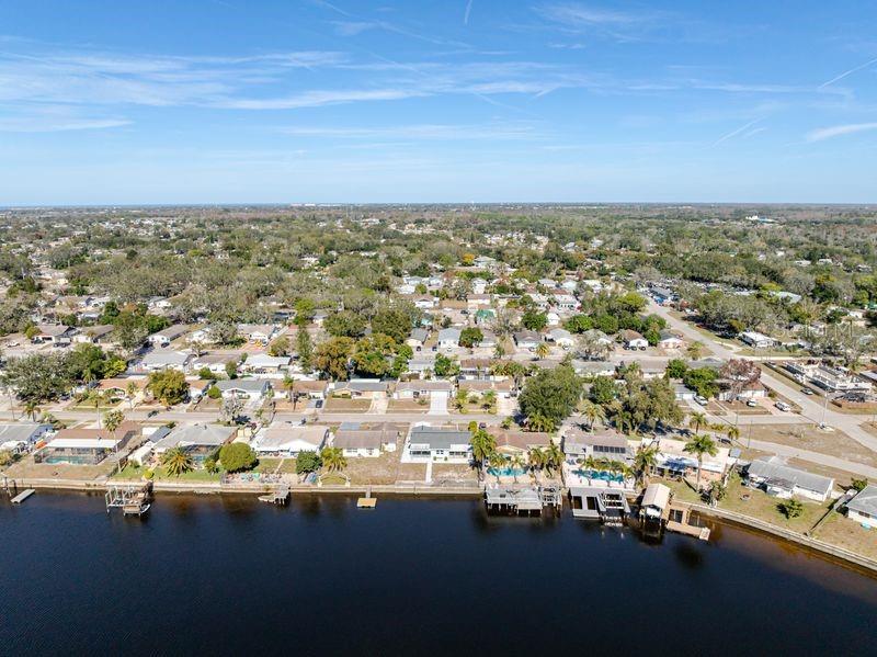 5644 Riddle Road Holiday, FL 34690 - Photo 51 of 58 an aerial view of residential building with ocean view