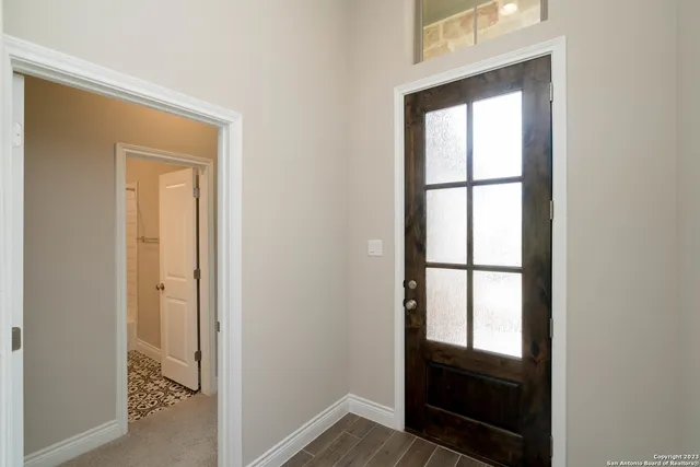 a view of walk in closet with window
