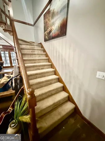 a room with storage and utility room