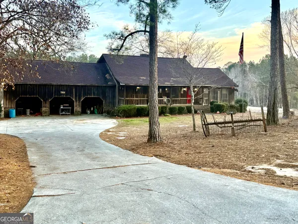 a view of a house with a patio