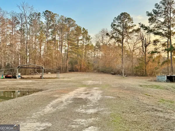 a view of an outdoor space and a lake view