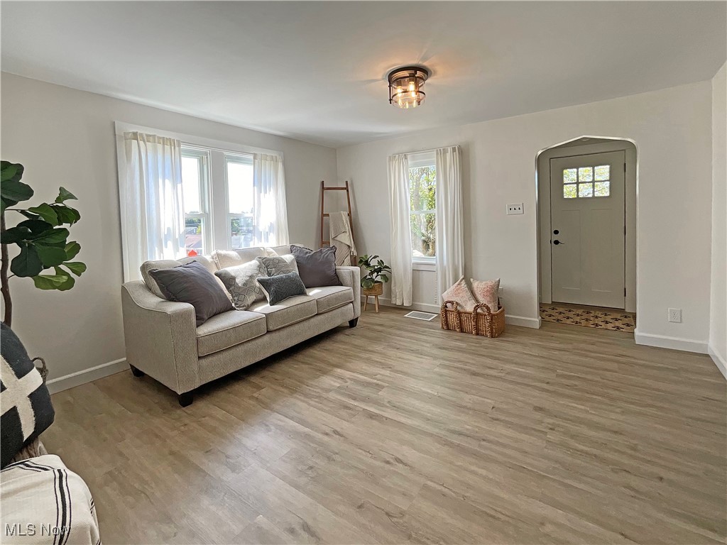 200 Ritchie Avenue Weirton, WV 26062 - Photo 3 of 30 Living room featuring light hardwood / wood-style flooring