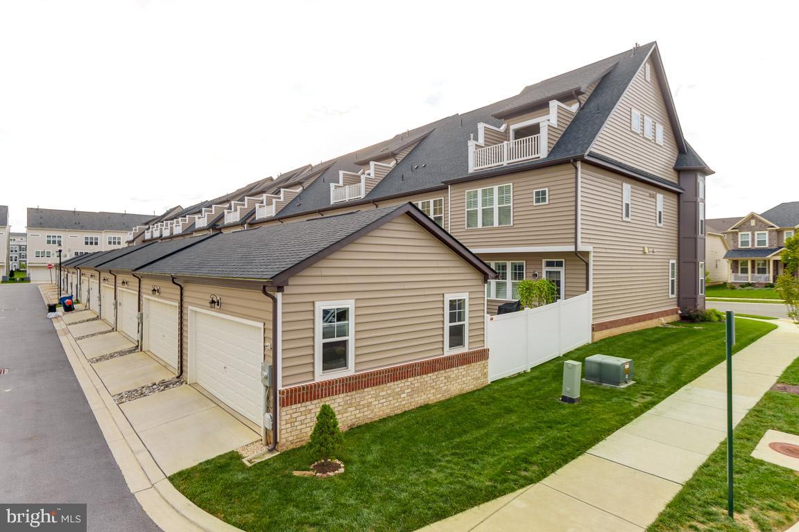Rear yard with privacy fence