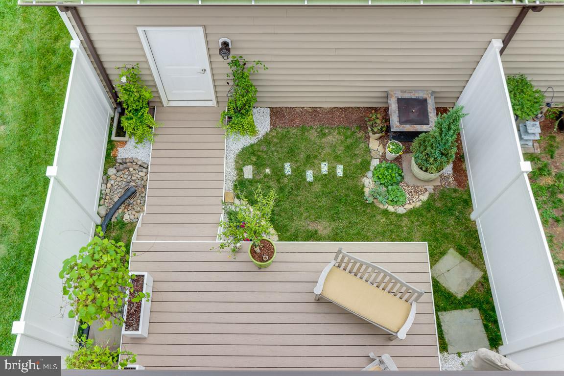 944 Lindley Road Frederick, MD 21701 - Photo 42 of 58 View of rear yard from rooftop terrace