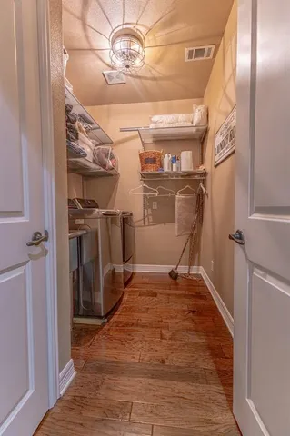 an aerial view of tennis court