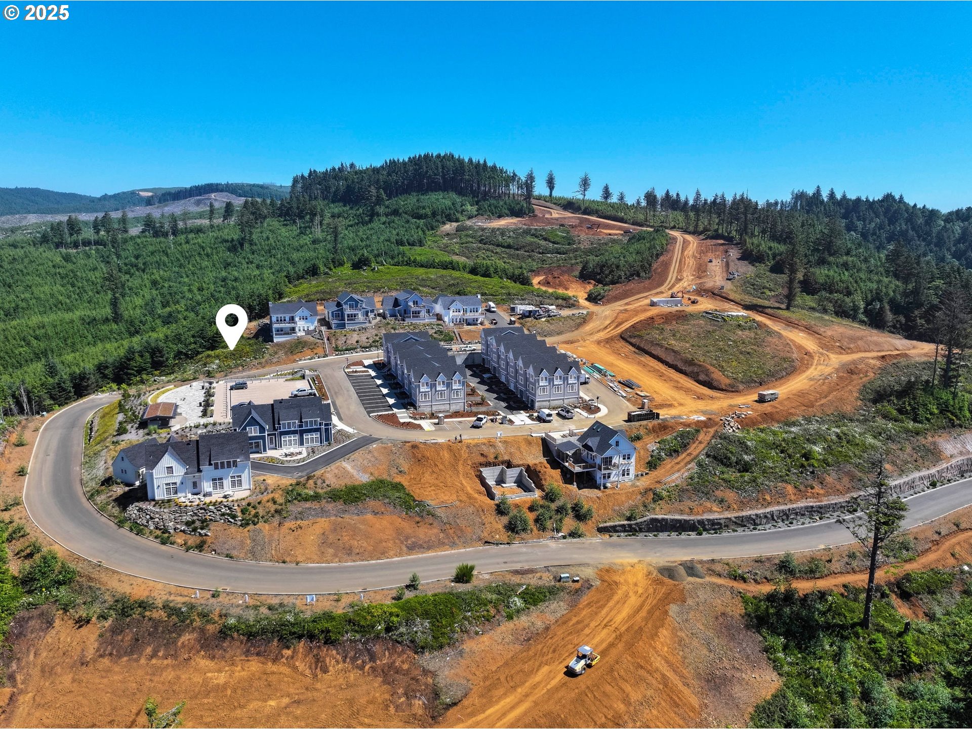 0 Northeast Lillian Lane, Unit LOT 24 Depoe Bay, OR 97341 - Photo 4 of 16 an aerial view of a house with outdoor space