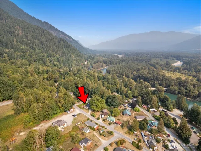 a view of city and mountain