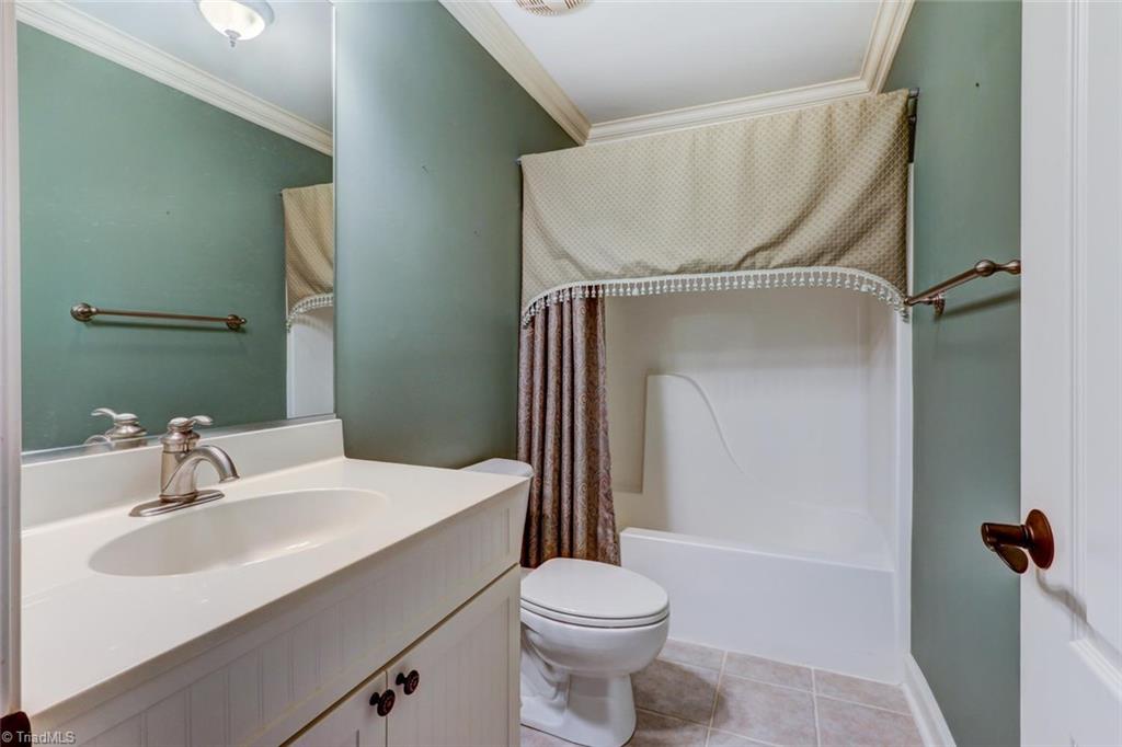 8525 Rosedale Drive Oak Ridge, NC 27310 - Photo 20 of 28 The second hall bath on upper level.